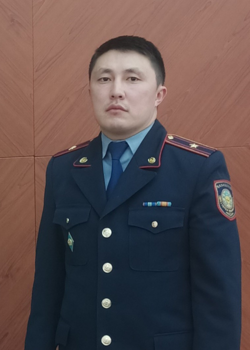 Исполняющи обязанности начальника Местной полицеиской службы майор  полиции Айтжанов Канат Абдрахманович,  Сотовый телефон  87477171081